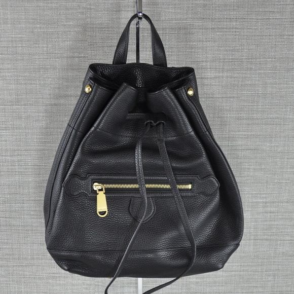Annabel Ingall Handbags - Annabel Ingall Black Leather Backpack
